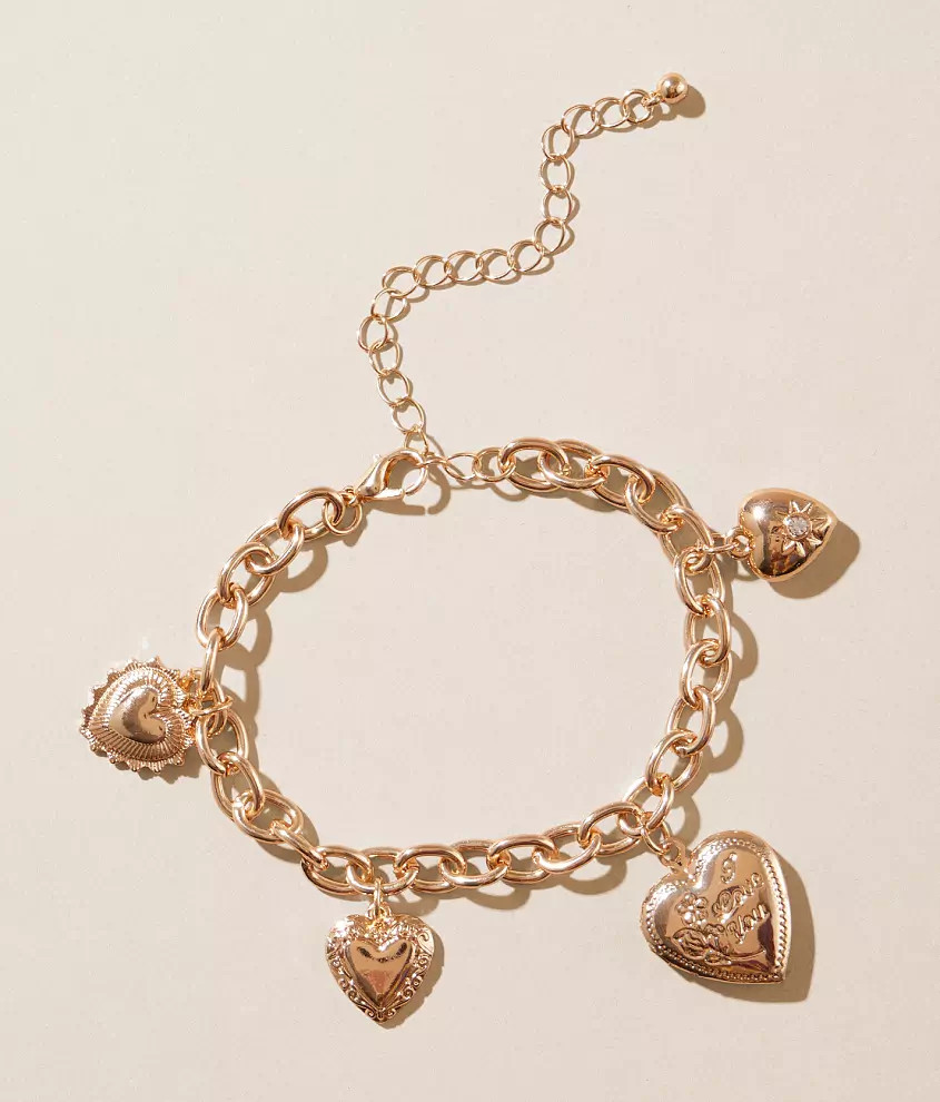 Heart Locket Charm Bracelet | Buckle