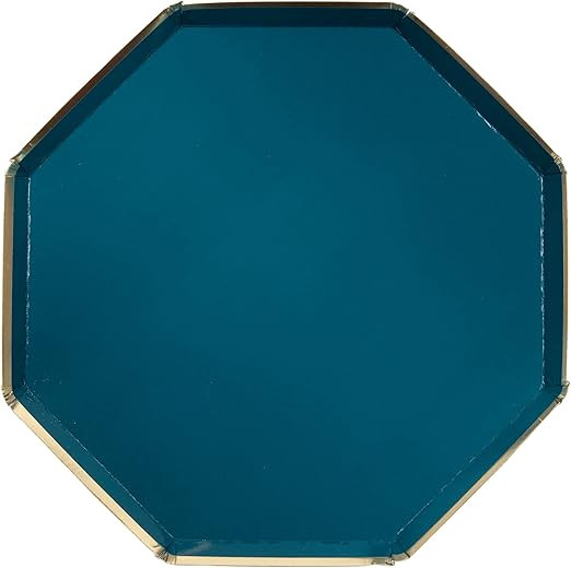 Meri Meri Dark Teal Dinner Plates | Amazon (US)