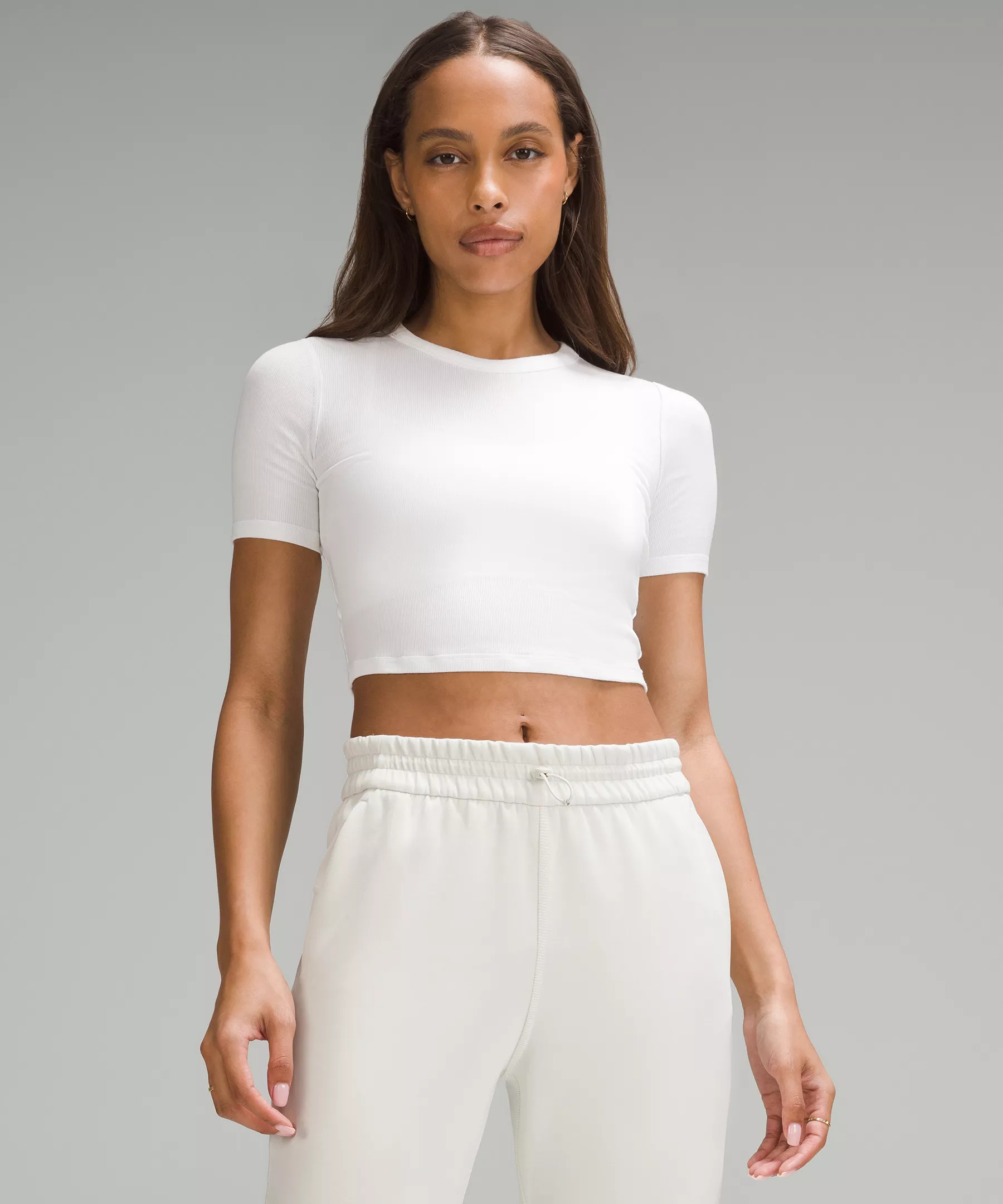 Hold Tight Straight Hem Cropped T-Shirt | Lululemon (US)