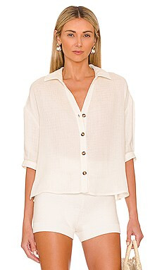 Sanctuary Fresh Shirt in Muslin from Revolve.com | Revolve Clothing (Global)