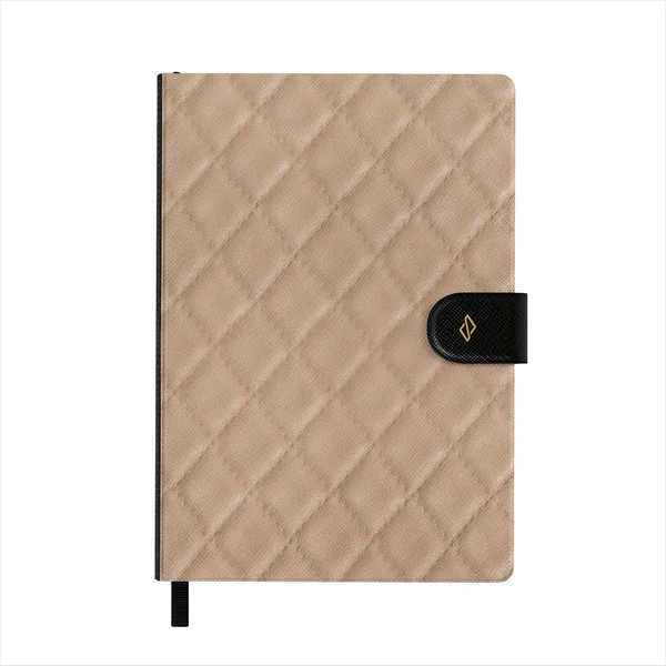 Simply Cream - Quilted Notebook | BURGA