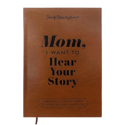 Mom, I Want to Hear Your Story, Wrapped Hardback, A Mother's Guided Journal to Share Her Thoughts and Memories, A Guided Journal for Mothers Meaningful Memory Journal for Mom Gifts for Mom Brown | Amazon (US)