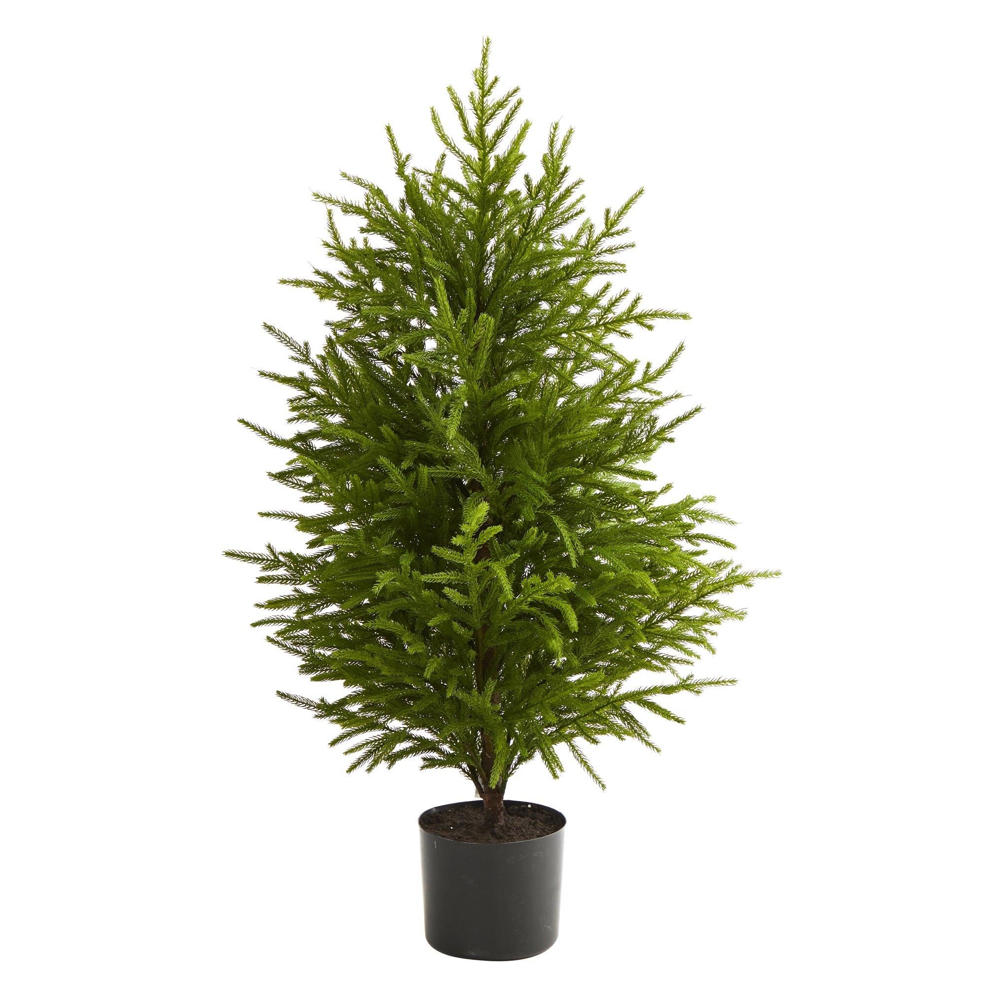 40” Norfolk Island Pine “Natural Look” Artificial Tree | Nearly Natural | Nearly Natural