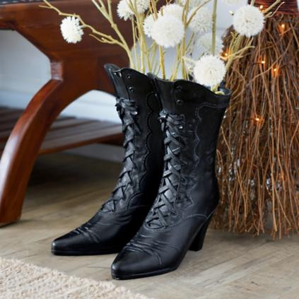 Victorian Witch Boot Planter | Grandin Road