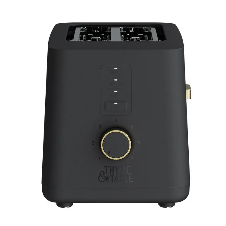 Thyme & Table 2 Slice Toaster, Slate Grey | Walmart (US)