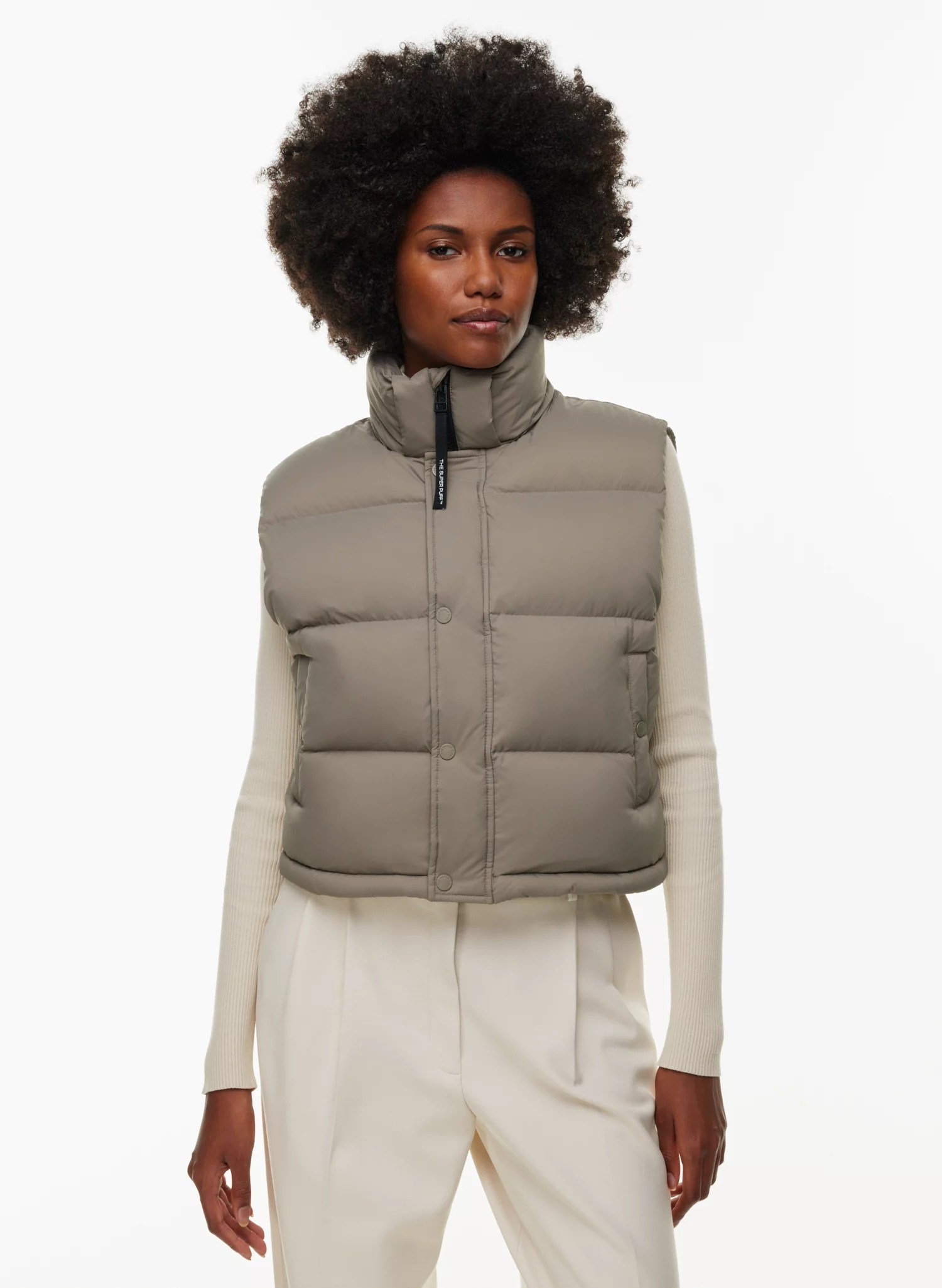 THE SUPER PUFF™ SHORTY VEST | Aritzia