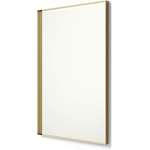 Better Bevel 24" x 36" Gold Metal Framed Mirror | Rectangle Bathroom Wall Mirror | Amazon (US)