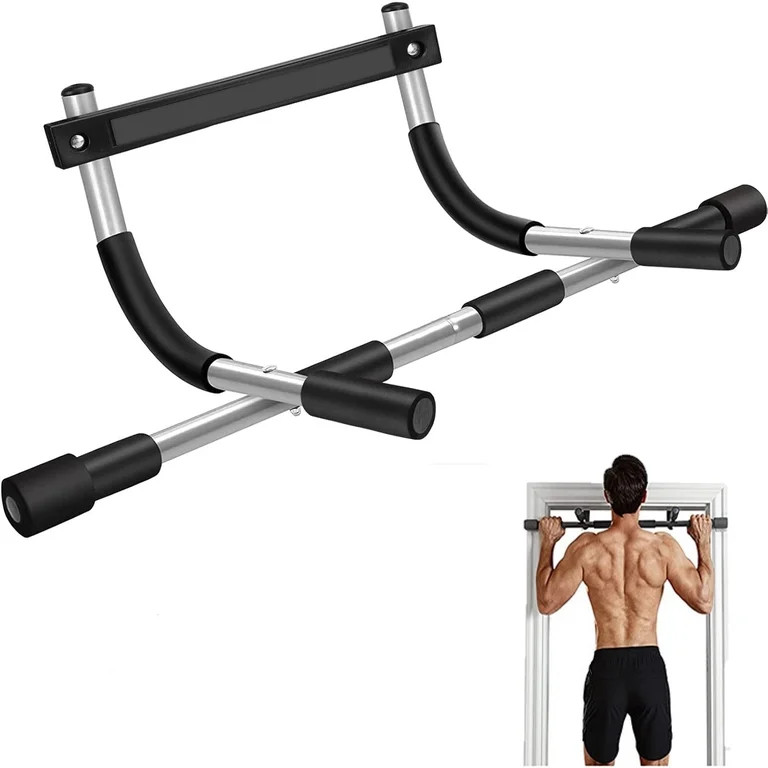 Behome Pull Up Bar for Doorway, Thickened Steel Upper Body Workout Bar, Adjustable Width Locking,... | Walmart (US)