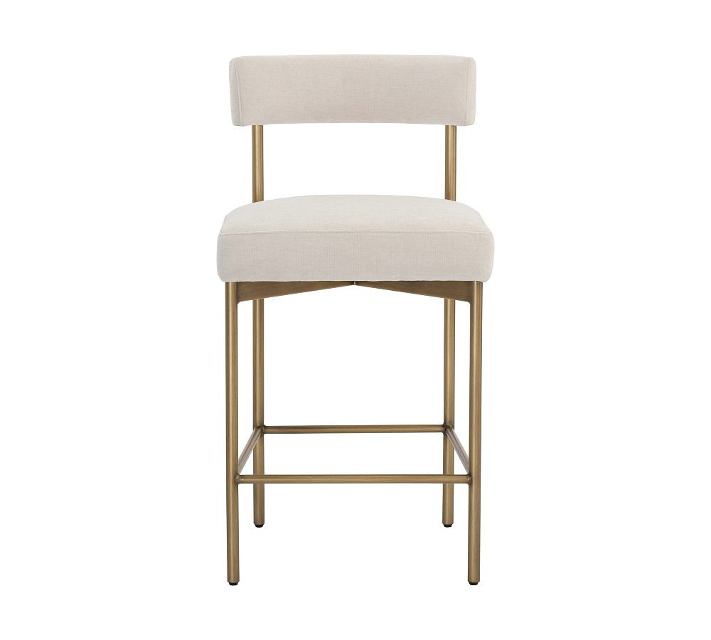 Ember Upholstered Counter Stool | Pottery Barn (US)