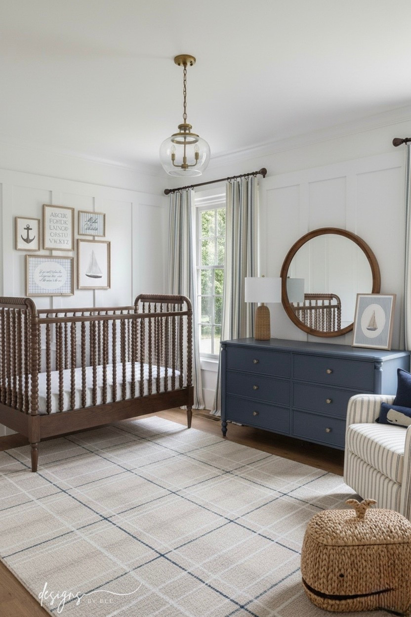 baby boy nursery, boy nursery mood board, coastal nursery, preppy nursery, nautical nursery, classic nursery design, blue and white nursery, neutral boy nursery, timeless nursery decor, traditional nursery, vintage inspired nursery, coastal grandmillennial nursery, 

 #LTKHome #LTKBaby #LTKKids