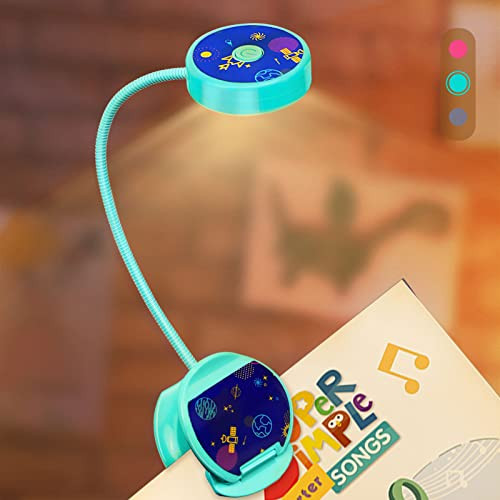 Vekkia Cute Rechargeable 7 LED Eye-Care Book Light, Clip on Reading Lights for Reading in Bed, 3 ... | Amazon (US)