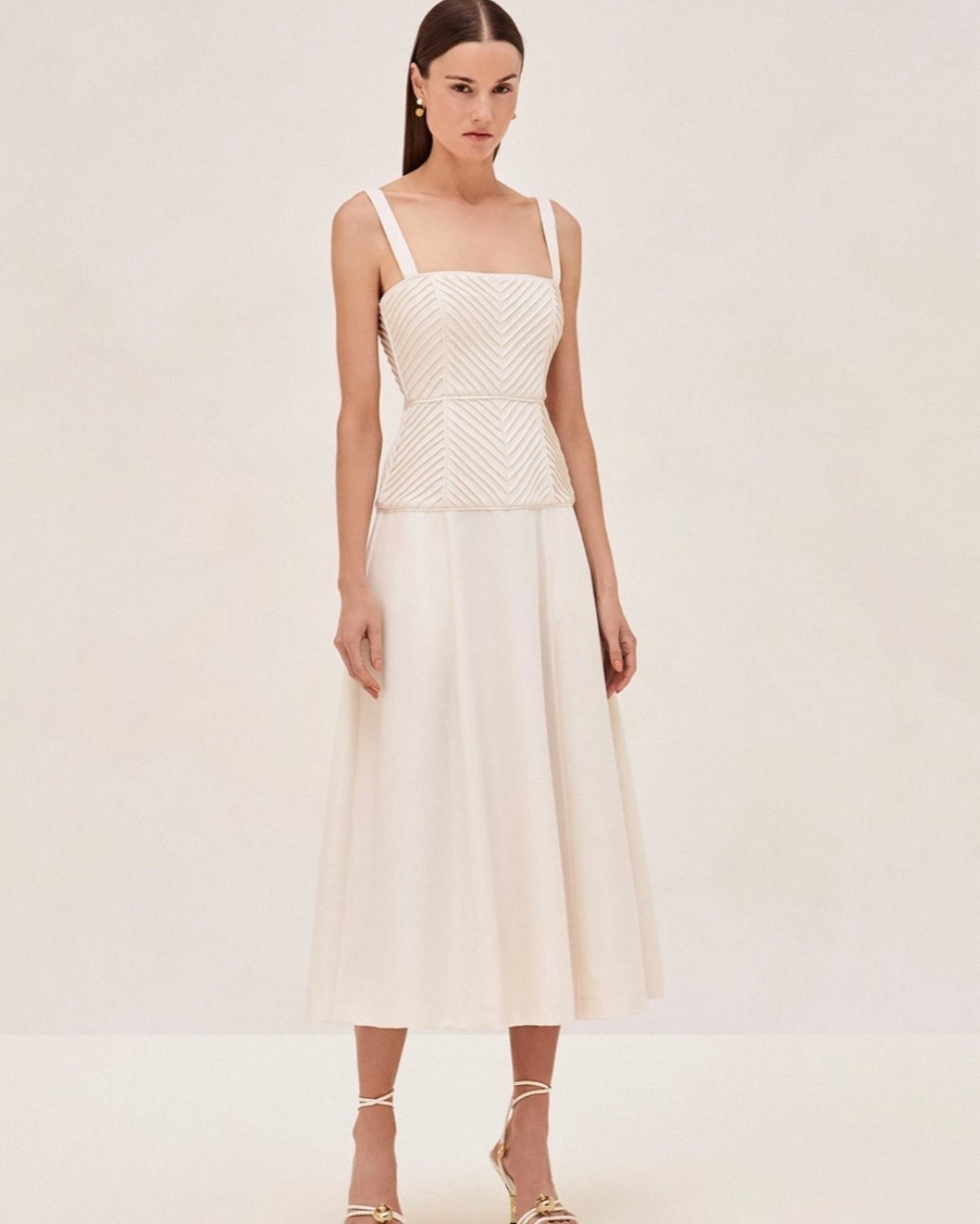 Such an elegant petty and unique white dress. Perfect for a classy engagement party, rehearsal dinner, bridal shower, or even low key wedding. On sale. 

#LTKStyleTip #LTKSaleAlert #LTKWedding