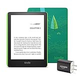 Kindle Paperwhite Kids Essentials Bundle Including Kindle Kids Device - (16 GB), Kids Cover - Emerald Forest, Power Adapter, and Screen Protector | Amazon (US)