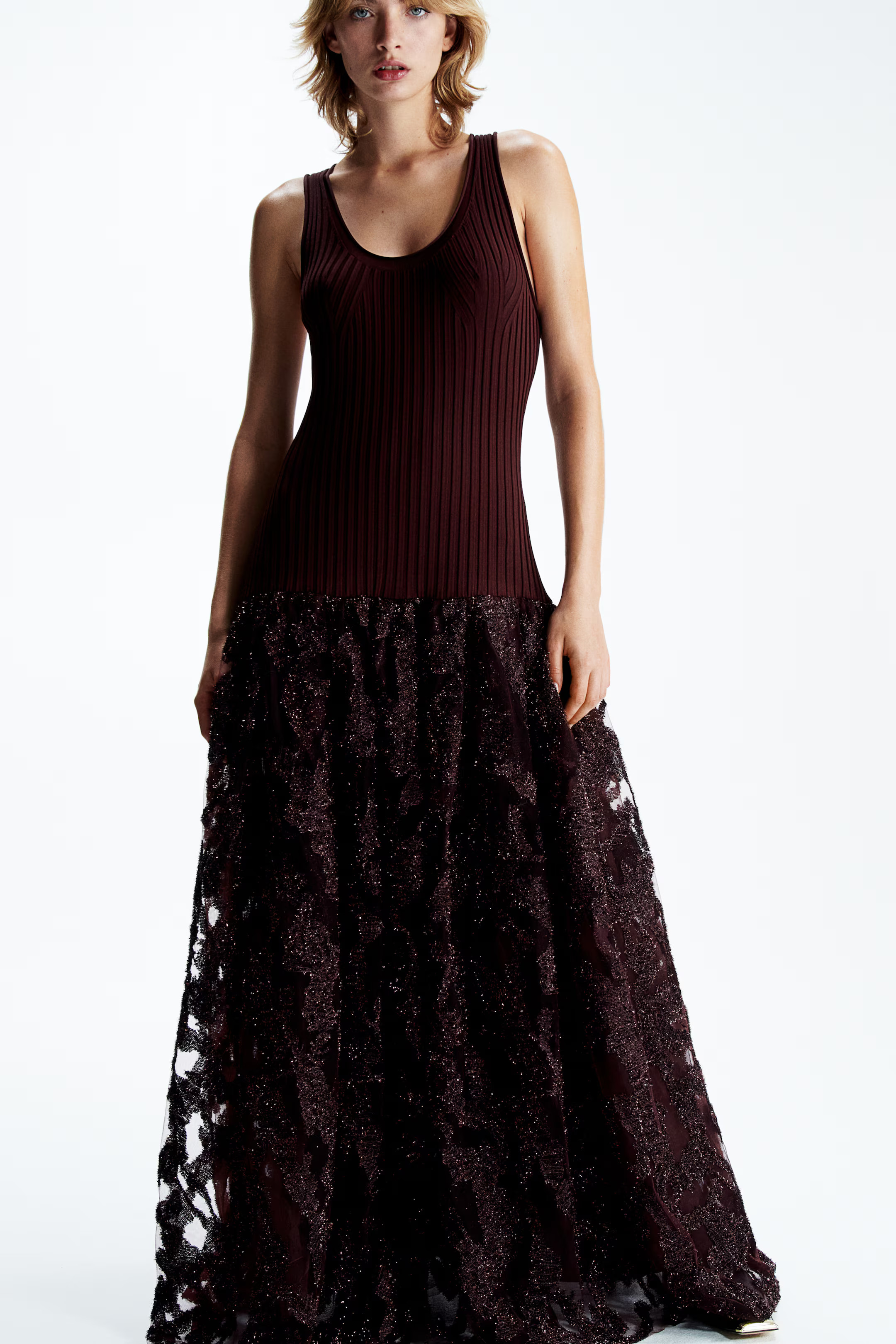 Glittery-Skirt Dress | H&M (US + CA)
