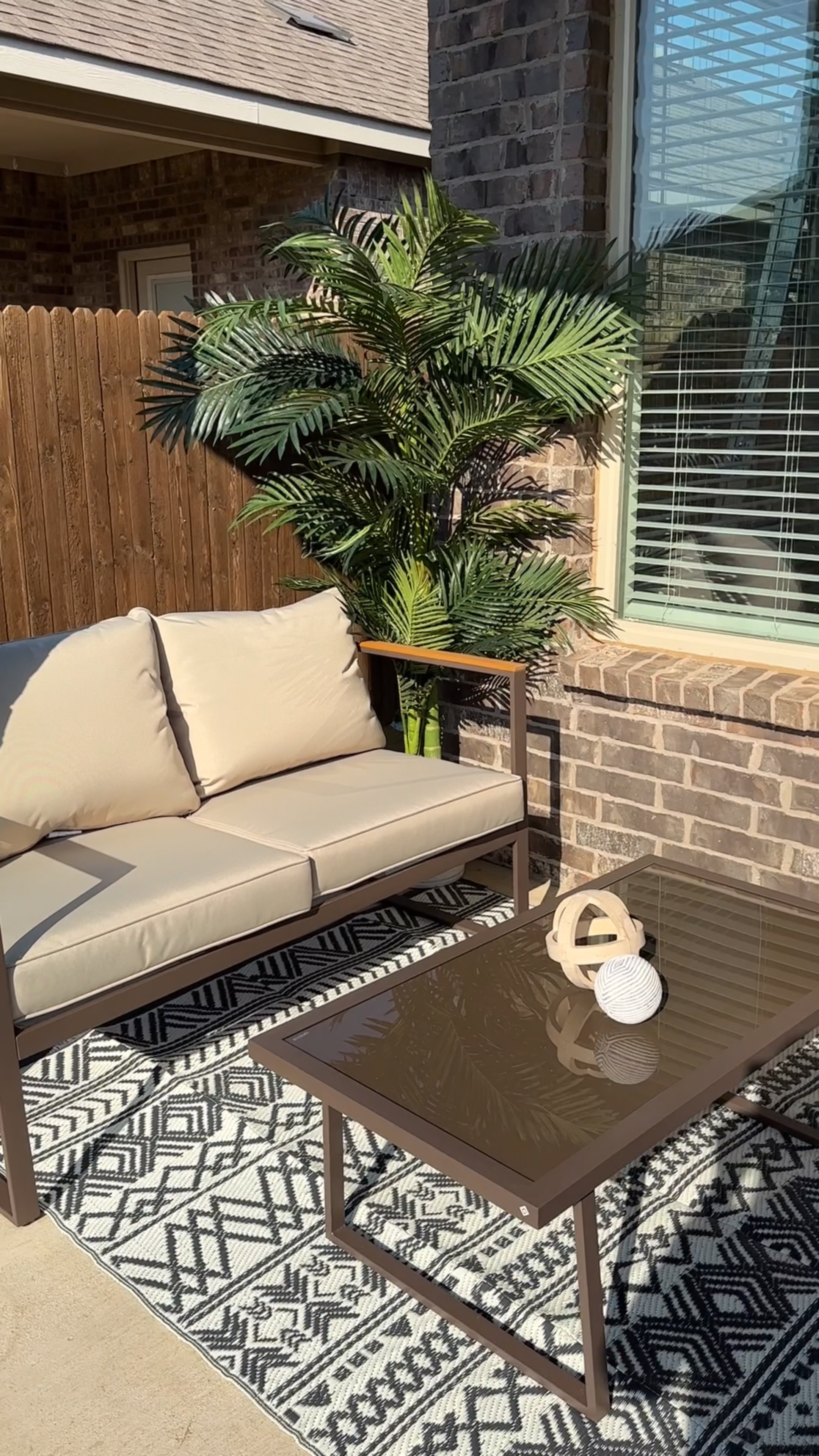 Enjoying the outdoors with our sleek patio set!😎 #patiofurniture

#LTKFind #LTKfamily #LTKhome