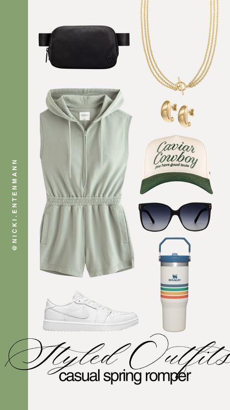 Love this romper onesie from Abercrombie so I styled it up for us in a casual style, makes it easy to throw on an outfit and go! 

Abercrombie style, casual mom outfit, cute school pickup, athleisure, spring fashion, spring trends, nicki entenmann, styled outfit  

#LTKfitness #LTKSeasonal #LTKstyletip
