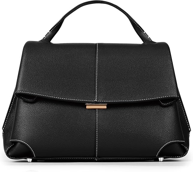 Top Handle Bag Handbags Large Faux Leather Satchel Bags for Women Luxury Designer Business Crossb... | Amazon (US)