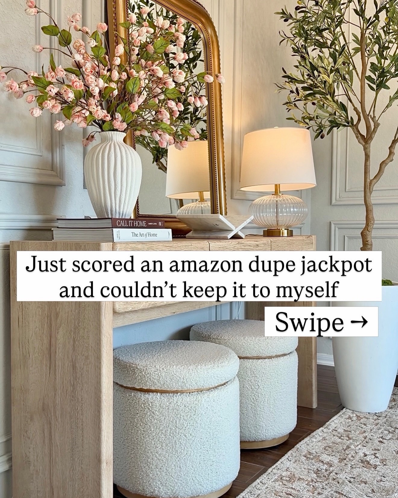 Just scored an amazon dupe jackpot and couldn’t keep it to myself. 

#amazonhome #amazonfinds #budgetfriendlydecor #founditonamazon #neutralhomes

#LTKHome