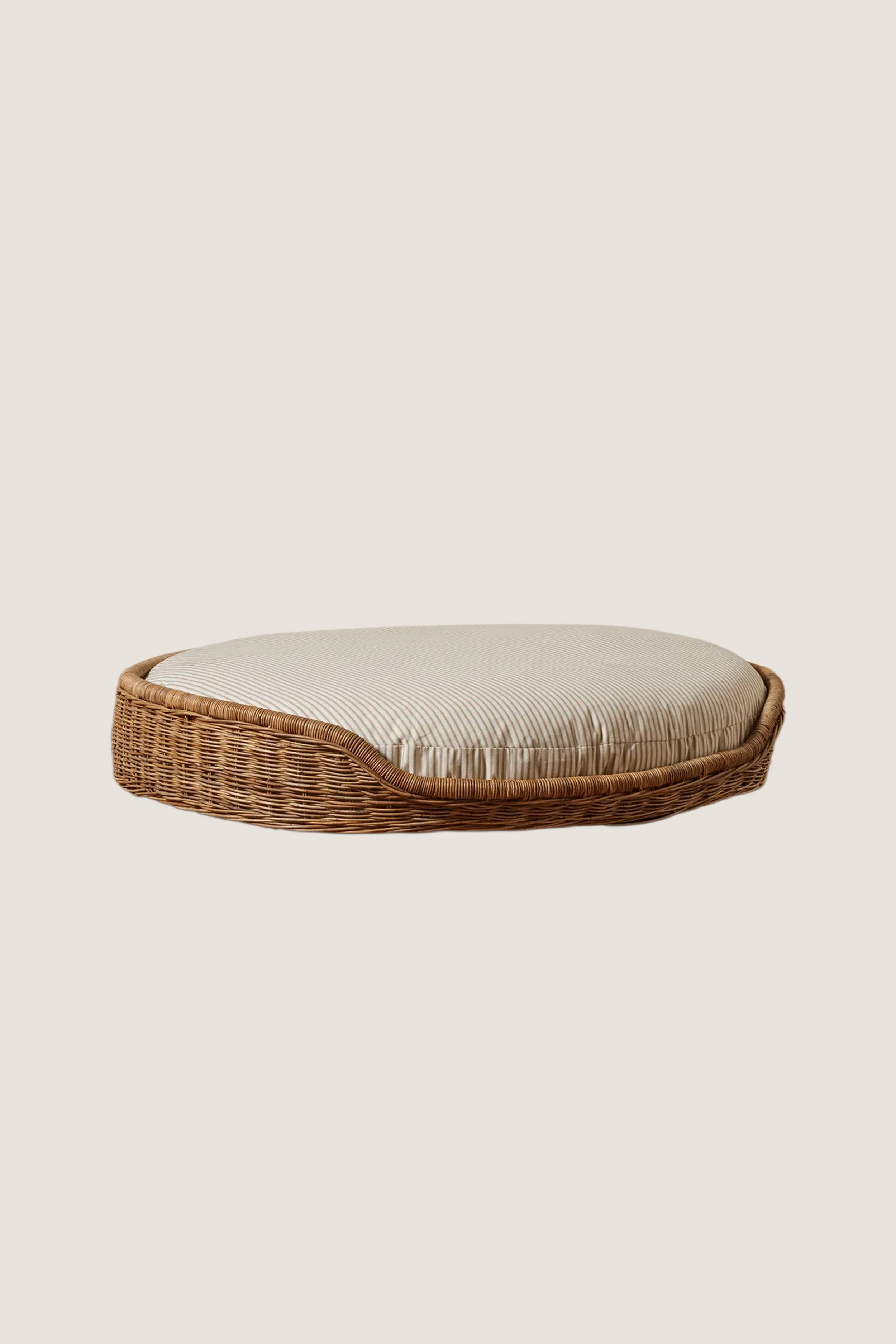 Large Driftwood Stripe Boone Dog Bed | Tuckernuck (US)