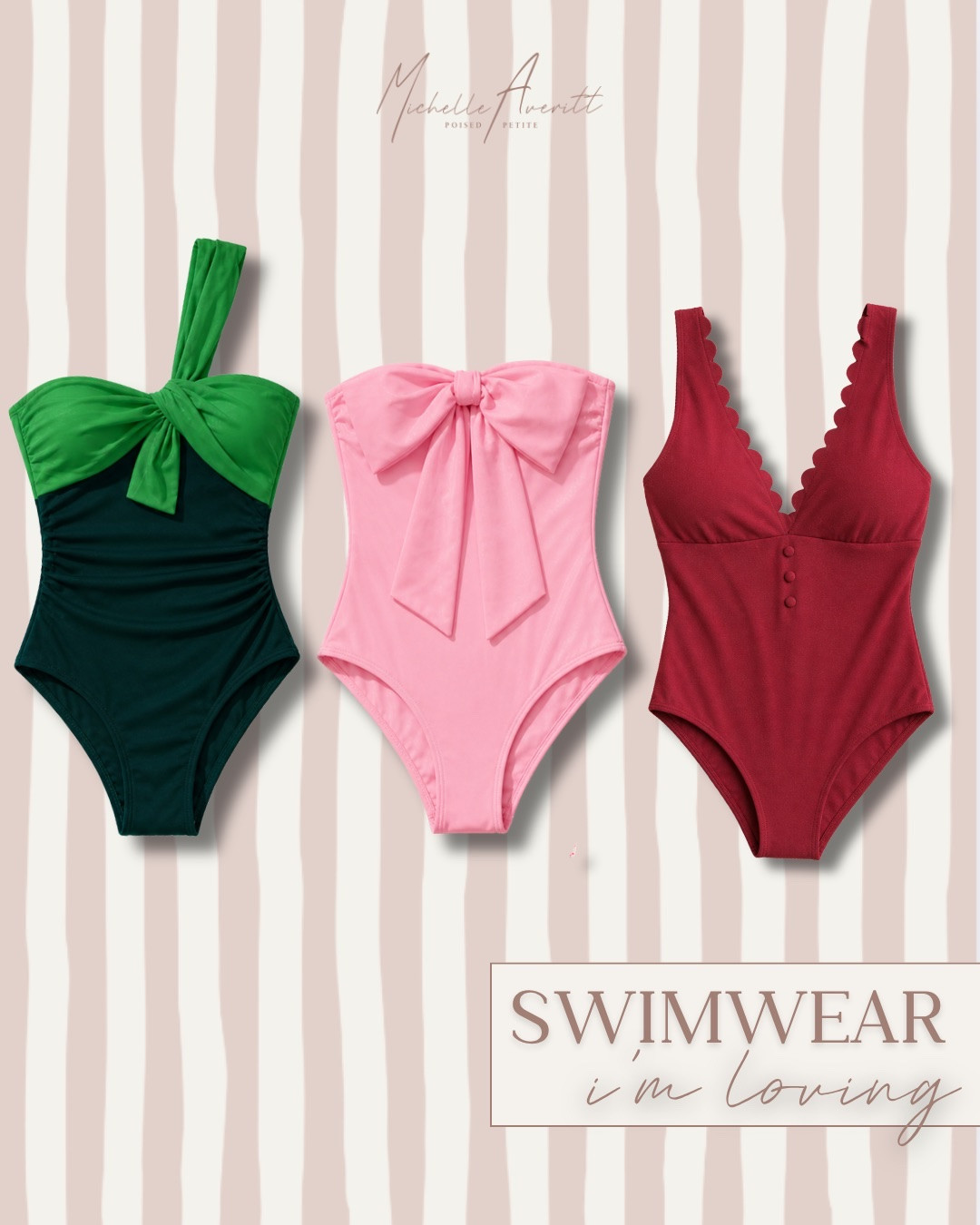 Swimwear can completely change the way your summer wardrobe feels. It’s all about choosing silhouettes that feel flattering, modern, and easy to wear while still standing out in a subtle way.

I’ve been loving trying out different necklines and suits, especially in bold colors. The right neckline and shape can really define your frame and elevate even the simplest beach or pool day look. A few thoughtful choices go a long way when it comes to finding pieces that feel both confident and effortless all summer long.

Swimwear, summer fashion, petite style

#LTKPetite #LTKSwim #LTKOver40