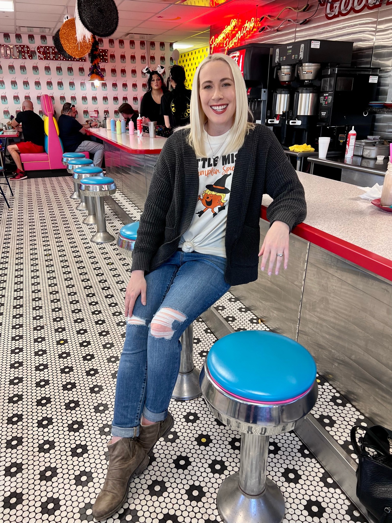 Little Miss Pumpkin Spice Halloween tee with target cardigan

#LTKSeasonal #LTKunder50 #LTKHalloween