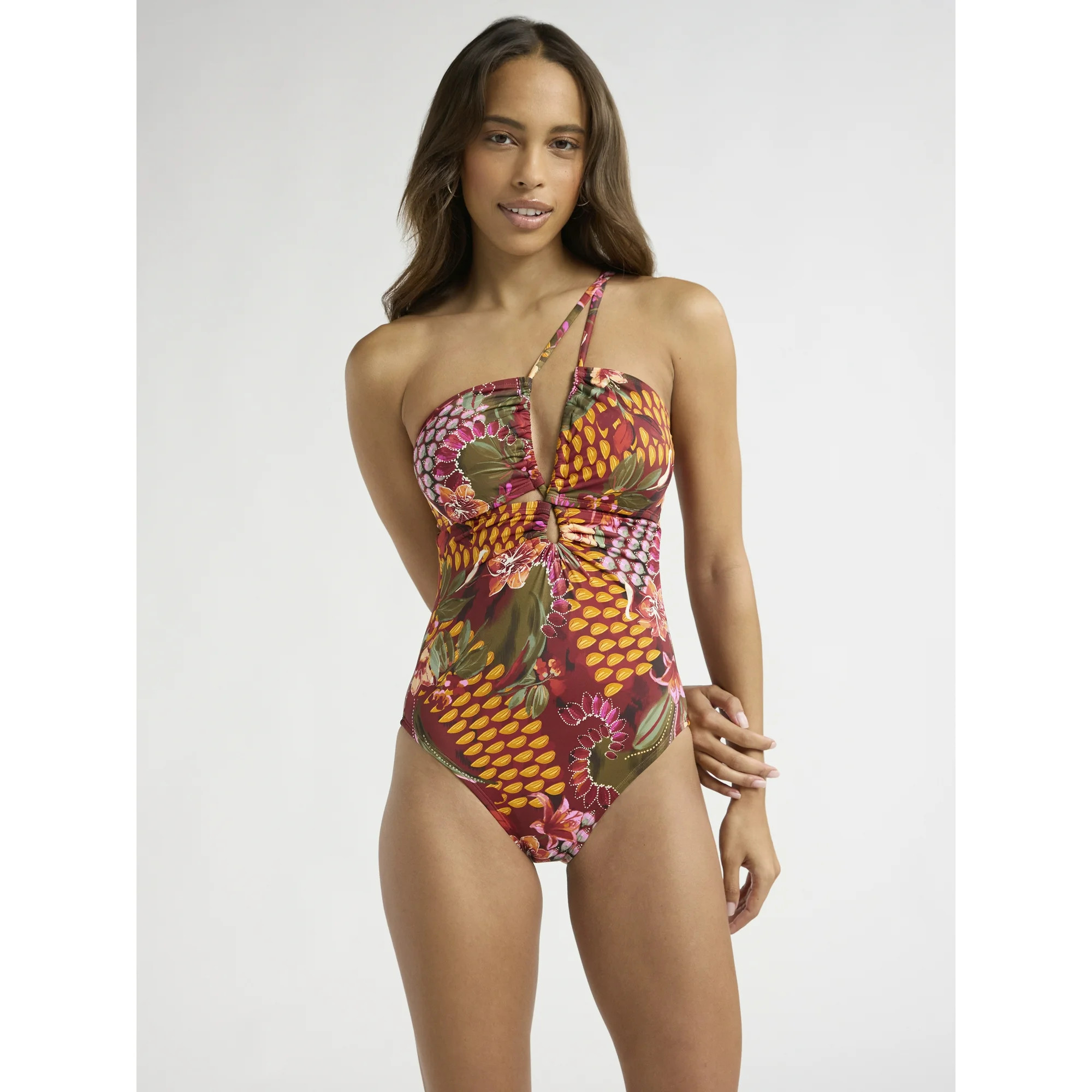 Sofia by Sofia Vergara Women's and Women's Plus Claudia One Piece Swimsuit, Sizes XS-3X | Walmart (US)