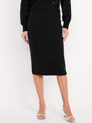 High-Waisted SoSoft Midi Skirt | Old Navy (US)