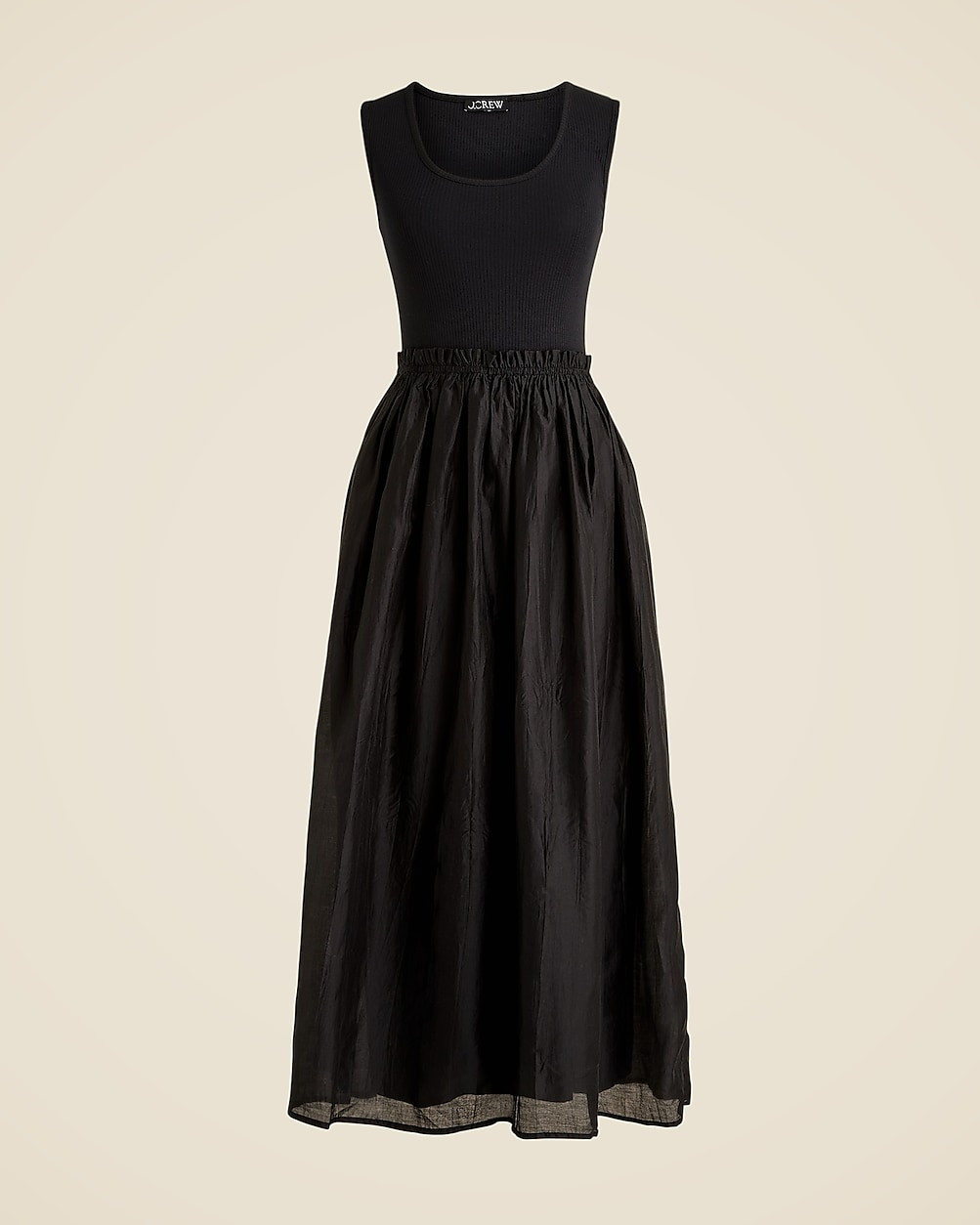 Gathered-waist mixy dress | J. Crew US