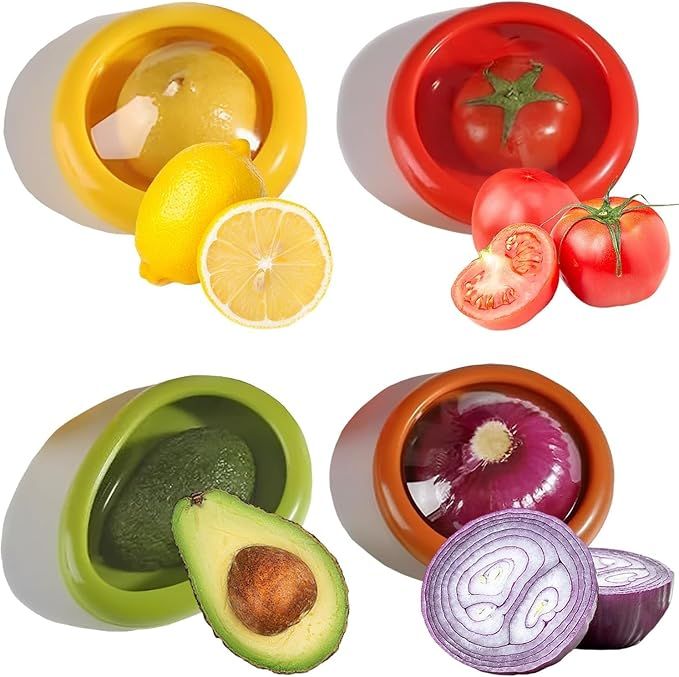 Silicone Fruit Storage Box,Fruit And Vegetable Anti-Oxidation Storage Box,Silicone Fruit and Vege... | Amazon (US)