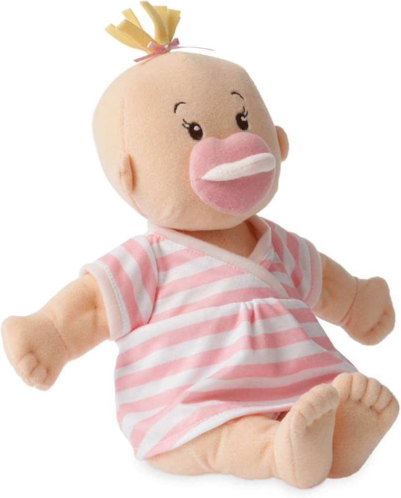 Manhattan Toy Baby Stella Soft First Baby Doll for Ages 1 Year and Up, 15", Peach | Amazon (US)
