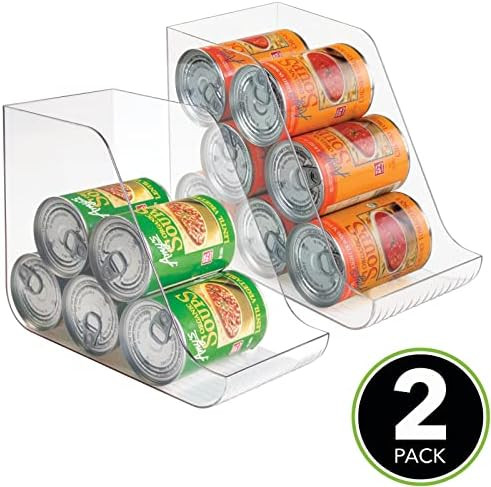 mDesign Plastic Kitchen Storage Organizer Container Bins for Pantry, Fridge, Freezer Organization... | Amazon (US)