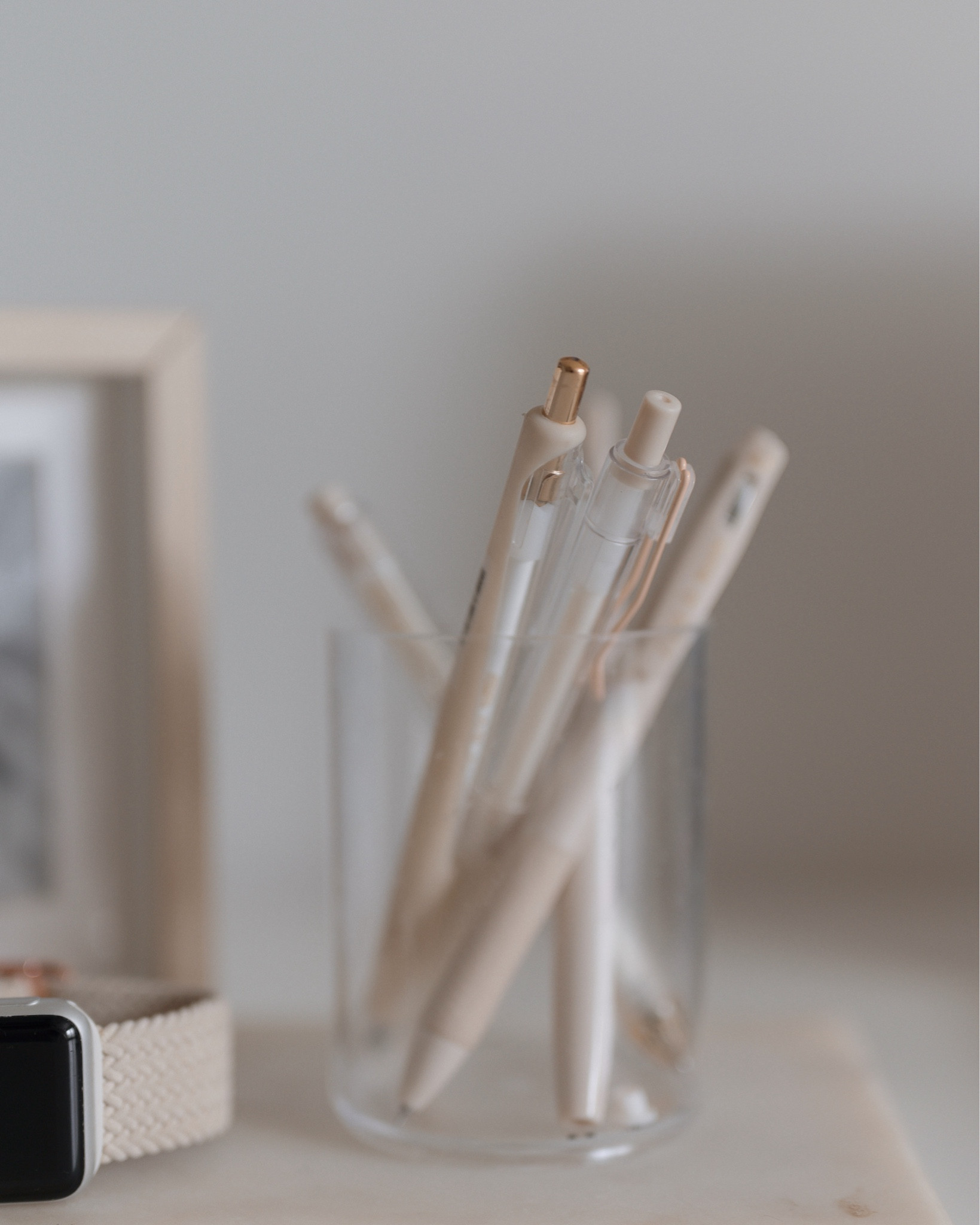 Neutral home office decor 
—
Home office accessories, amazon finds, target finds, desk accessories, Amazon home, target home, desk organizer, Apple Watch band, pen / pencil holder 

#LTKHome #LTKFindsUnder50 #LTKFindsUnder100