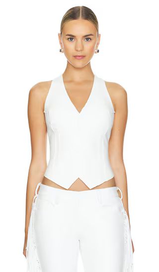 Simple Vest in Snow White | Revolve Clothing (Global)