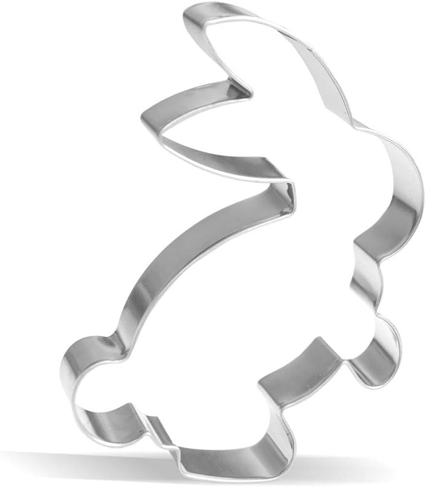 4.1 inch Bunny Rabbit Cookie Cutter - Stainless Steel | Amazon (US)