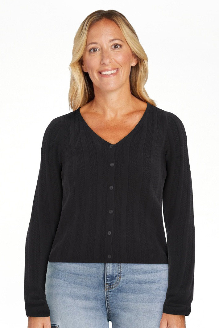 No Boundaries Textured Button Front Cardigan Sweater, Women's | Walmart (US)