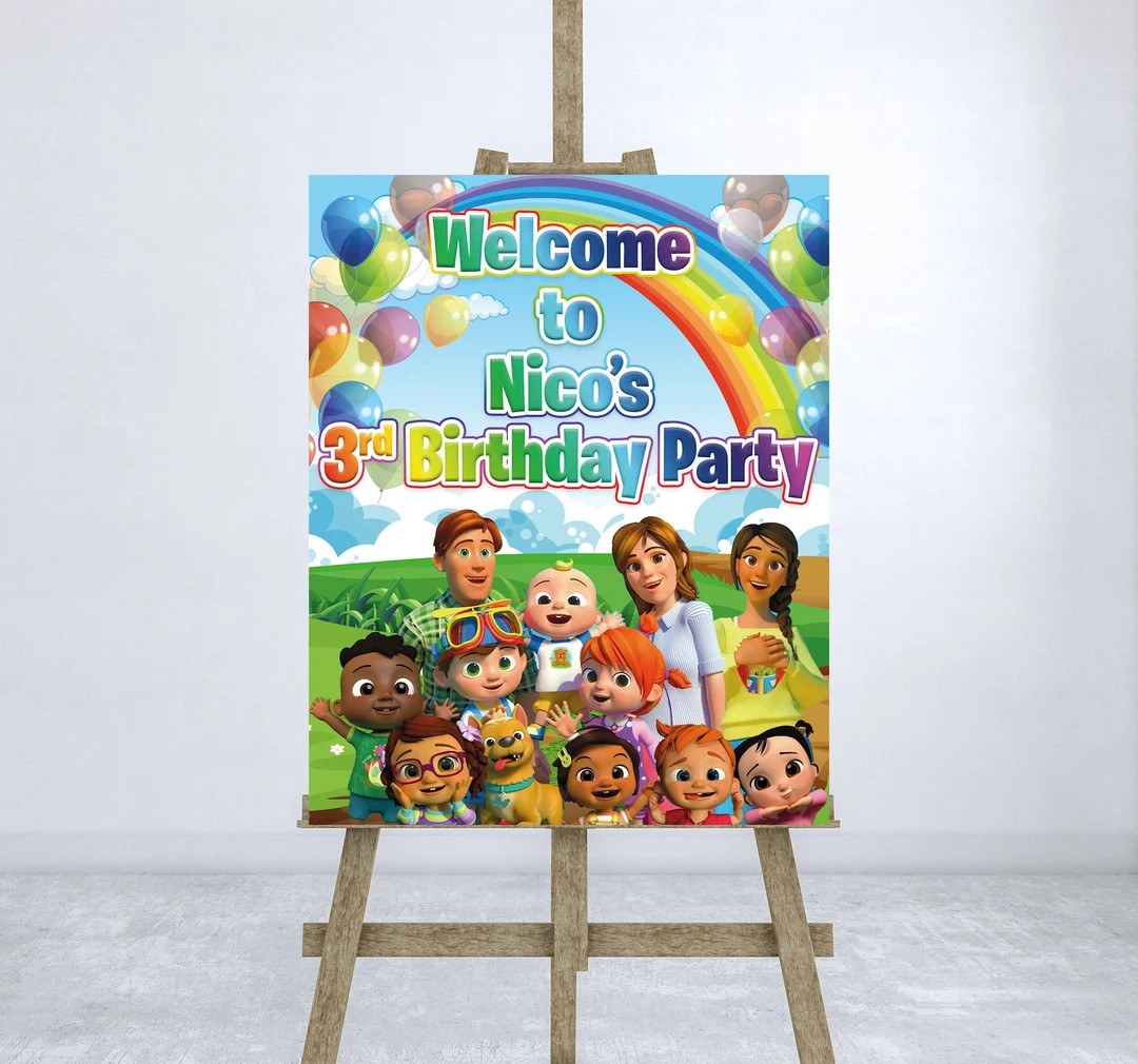 Kids Birthday Welcome Sign, Kids Personalized Birthday Welcome Sign,Personalized Welcome Sign,Cus... | Etsy (CAD)