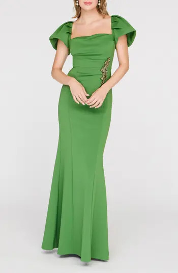 Scotlyn Puff Sleeve Gown | Nordstrom