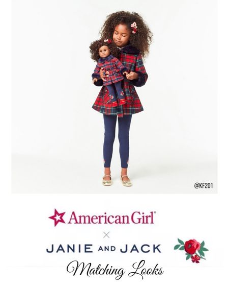 ✨American Girl Holiday by Janie and Jack Matching Looks✨

Plaid perfection checks all the right style boxes this holiday season. From our limited-edition American Girl collection, this cozy coat is made to match with their favorite doll. Featuring a plush faux fur collar and cuffs, a tie belt and gold-tone button on the pockets.

Whether it's her first holiday or a family moment to remember, Janie and Jack Holiday Collection will make a statement in your Holiday Party and Christmas Cards!


Winter Outfit
Holiday outfit 
Christmas outfit
New Year outfit 
Christmas party outfits 
First Christmas outfits
Girl Christmas outfits 
Boy Christmas outfit
Kids birthday gift guide
Children Christmas gift guide 
Christmas gift ideas
Nursery
Baby shower gift
Baby registry
Sale alert
New item alert
Baby hat
Baby shoes
Baby dress
Baby Santa hat
Newborn gift
Baby outfit
Baby keepsakes 
Baby headband 
Winter coat
Winter dress
Holiday dress
Christmas dress
Girl dresses
Dresses
Girls purse
Bow purse
Plaid Bow Headband
Plaid Puff Sleeve Dress
Bow flat
Christmas cards
Classic Christmas 
Merry and bright 
Merry Christmas 
Feliz Navidad
White Christmas 
Winter wonderland 
It’s the most wonderful time of the year
Christmas family photo session outfits 
Photo session outfit inspo
Santa’s list
Wedding guest
Gifts for her
American girl outfits
American Girl dolls
Dolls
Doll outfit 
Birthday present 
Christmas present
Girl essentials 


#LTKGifts #LTKGiftGuide #LTKCyberweek #LTKFashion 
#liketkit #LTKunder100 #LTKunder50 #LTKsalealert #LTKHoliday #LTKbaby #LTKkids #LTKhome #LTKfamily #LTKwedding #LTKshoecrush 

#LTKSeasonal #LTKstyletip #LTKkids