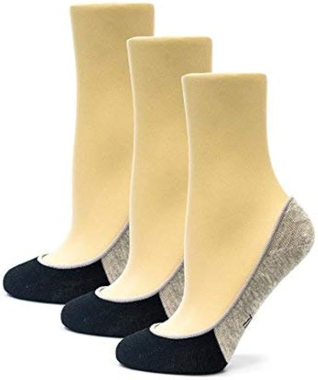 Thirty48 Women’s No Show Loafer Socks, Boat Shoe Liners with Non Slip Grip | Amazon (US)