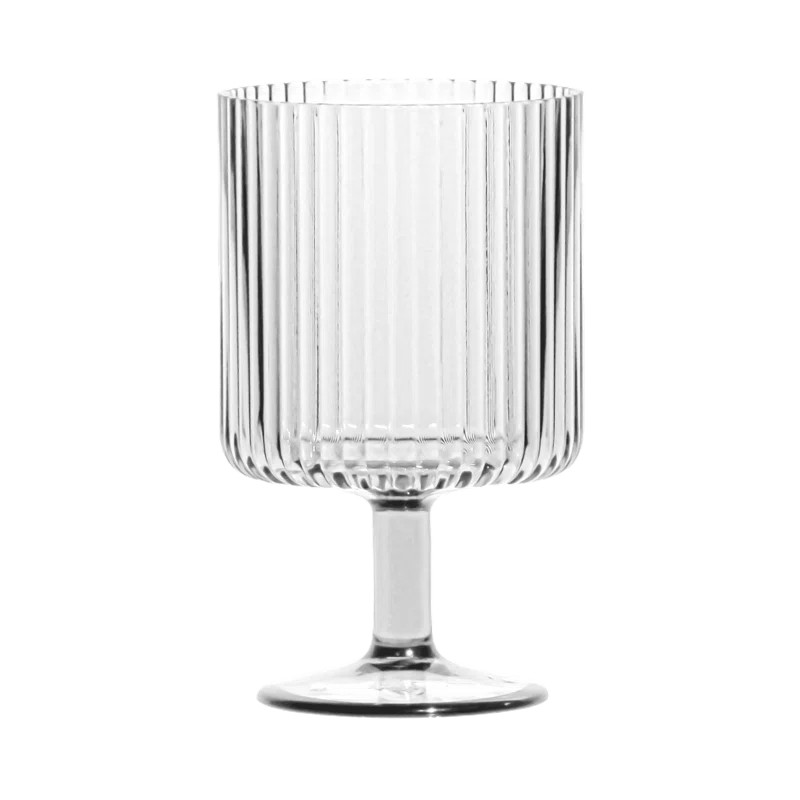 Laya Fluted Acrylic Goblet | Wayfair North America