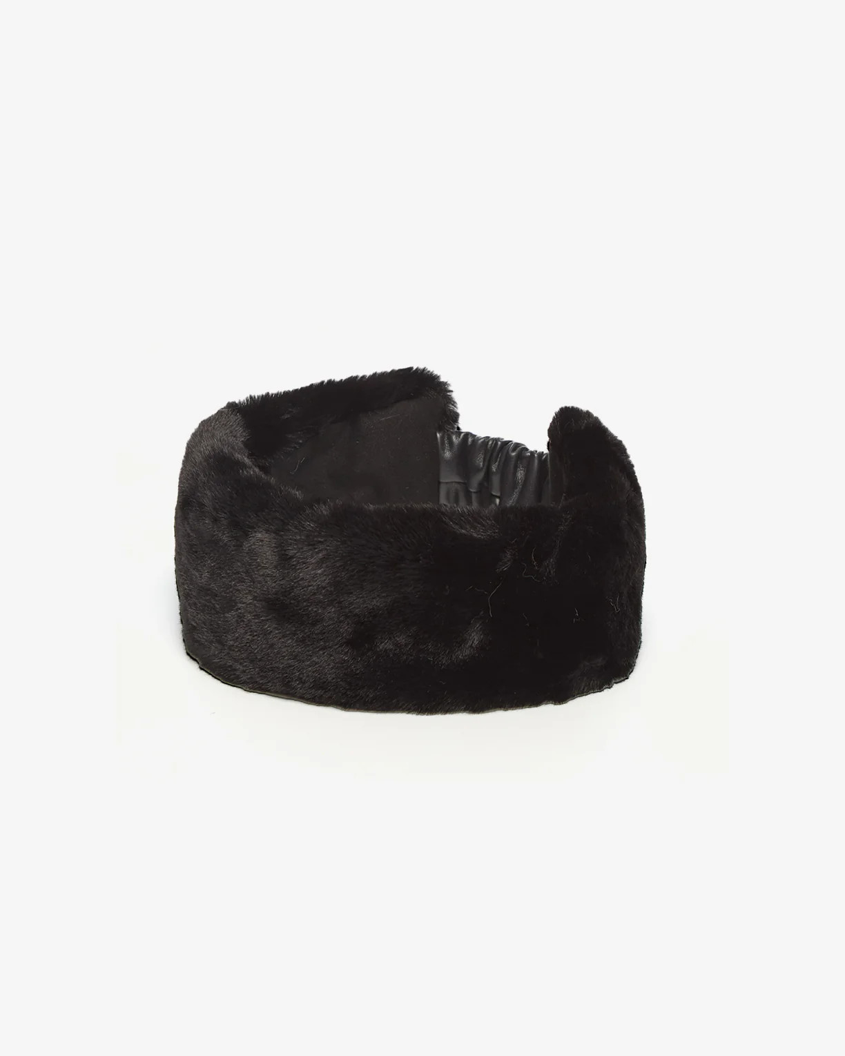 Eleni Noir | Faux Fur Headband | Apparis