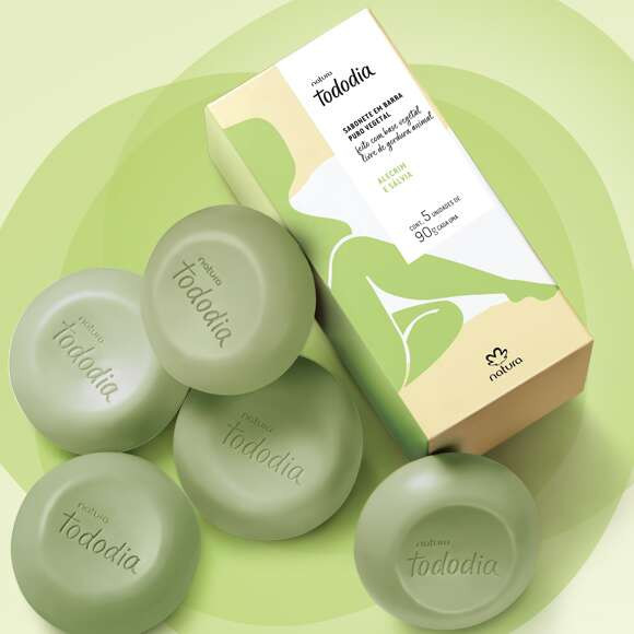 Sabonete em Barra Puro Vegetal Tododia Alecrim e Sálvia | Natura BR