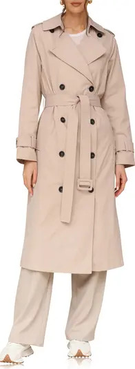 City Relaxed Water Resistant Belted Trench Coat | Nordstrom