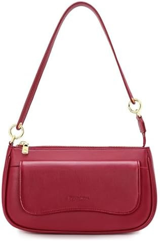 Peacocktion Small Shoulder Bags, Crossbody Purses for Women Vegan Leather Handbag Hobo Purse, 2 S... | Amazon (US)