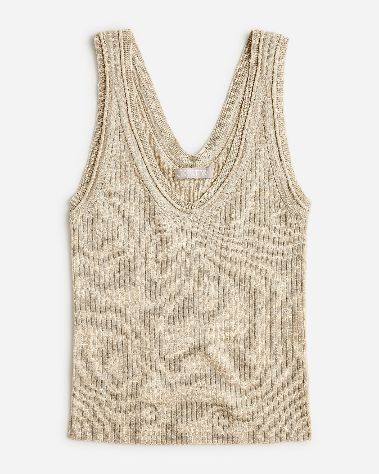 Merino-linen blend sweater-tank | J. Crew US