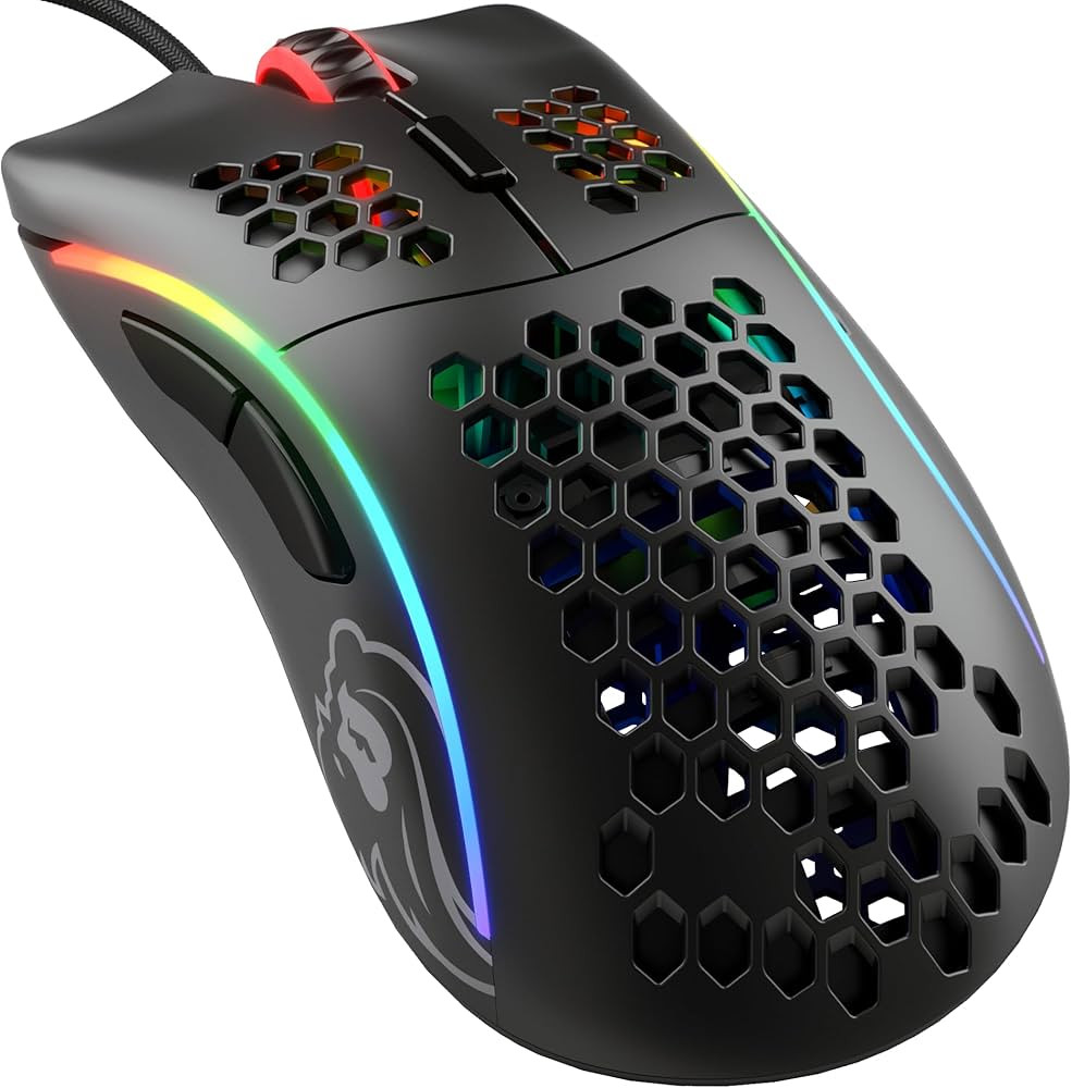 Glorious Gaming Model D Wired Gaming Mouse - 68g Superlight Honeycomb Design, RGB, Ergonomic, Pix... | Amazon (UK)