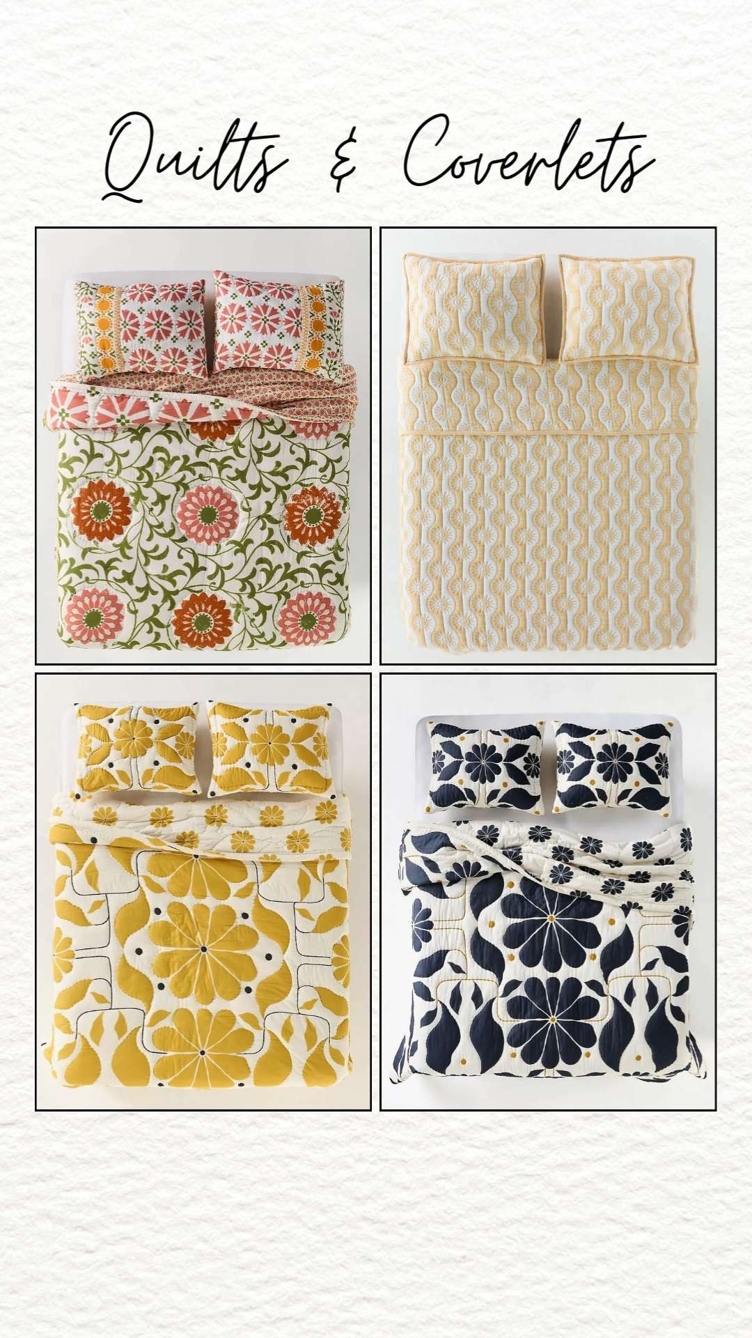 Anthropologie quilts and coverlets add soft texture, layered warmth, and a relaxed designer feel to the bedroom ✨ Lightweight fabrics and detailed patterns make them perfect for year-round styling and effortless layering.
#Anthropologie #AnthropologieBedding #AnthropologieQuilt #AnthropologieCoverlet #QuiltBedding #CoverletBedding #BedroomBedding #LuxuryBedding 

 #LTKHome #LTKSaleAlert