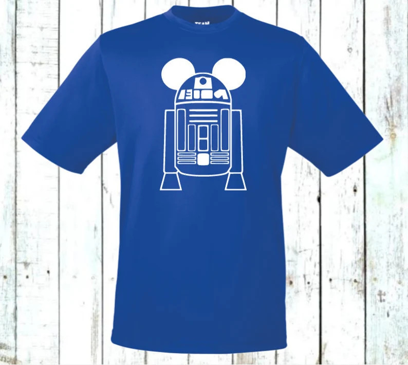 R2D2 DRI FIT Shirt, Star Wars Shirt, Galaxy's Edge, Disney Star Wars, 100% Wicking Polyester, Wic... | Etsy (US)
