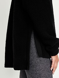 Step-Hem Sherpa Pullover for Women | Old Navy (US)