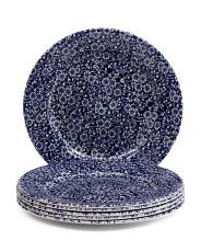 set of 6 calico dinner plates | TJ Maxx